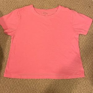 Pink athleta workout shirt